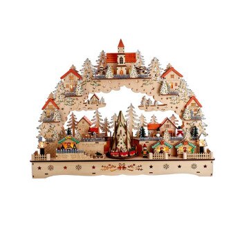 Musical Motion Christmas Village-1