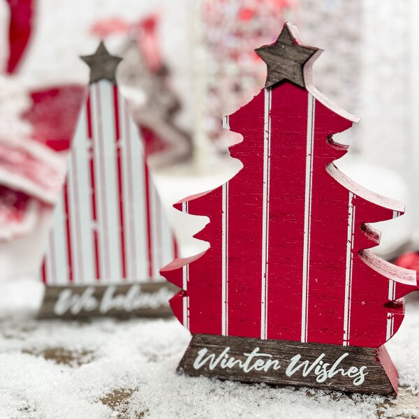 Red Ticking Stripe Tree-1
