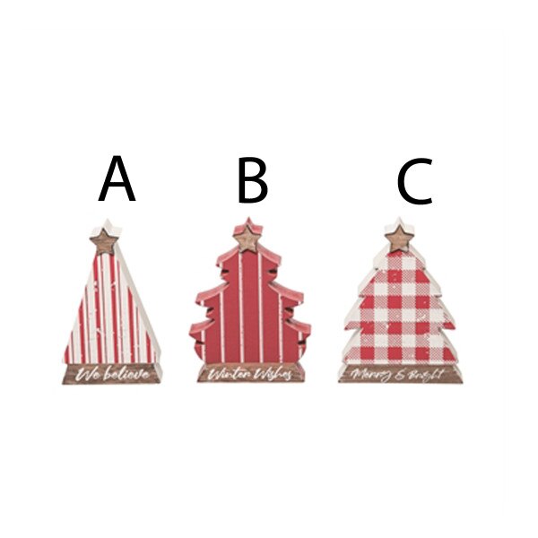 Red Ticking Stripe Tree-2