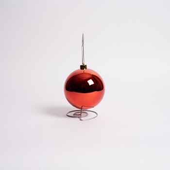 140mm Red Shiny Ball Ornament