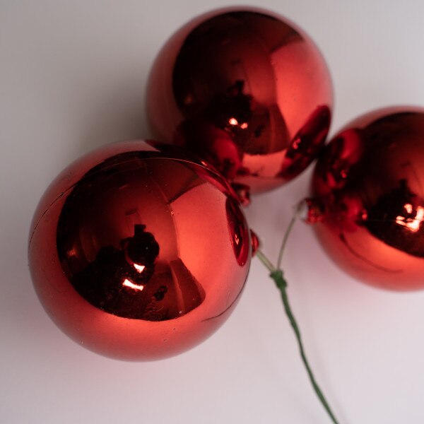80mm Red Shiny Stem Bunch Of 3-2