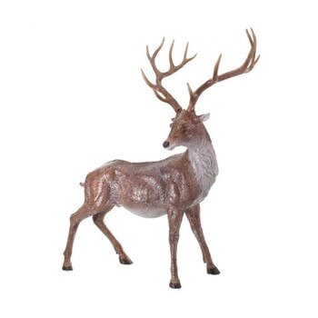 30 Inch Frosted Standing Deer