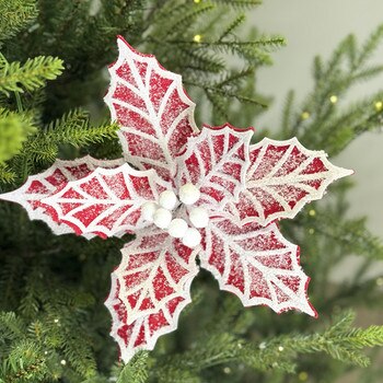 24 Inch Gingerbread Poinsettia-1