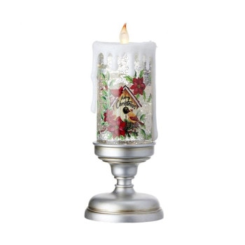 Cardinal Candle Waterglobe