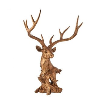 28 Inch Grand Highlands Wood Deer
