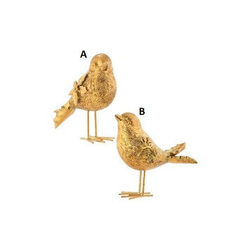 Gold Holiday Bird