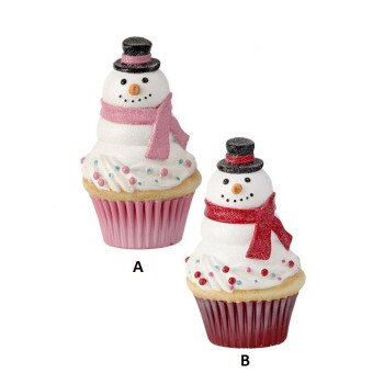 5in Snowman Cupcake