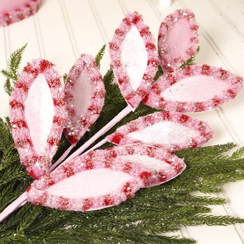 Pink Red Candy Leaf Spray