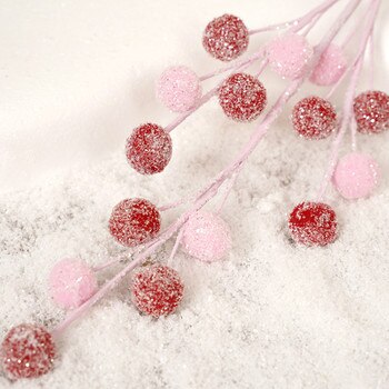 21In Pink Red Pom Pom Spray-1