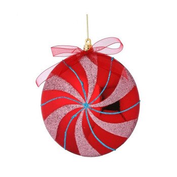 Pink Red Peppermint Ornament 150MM