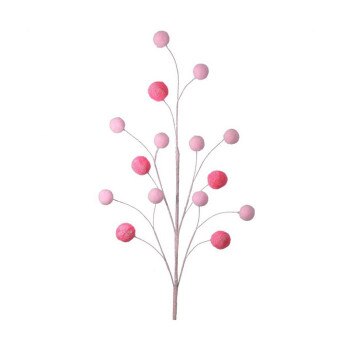 24In Pink Glitter Pom Pom Spray