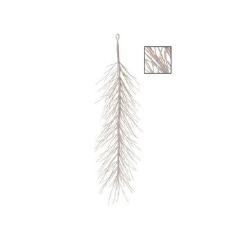 Led Birch Garland With Remote