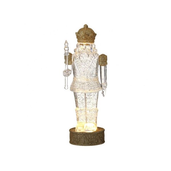 13In Led Nutcracker Water Globe
