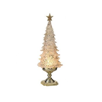 20In Led Champagne Tree On Pedestal