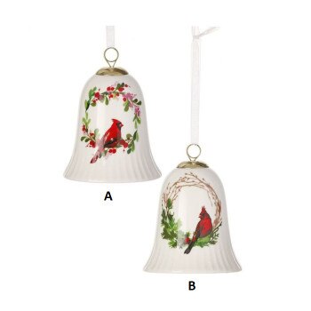Porcelain Cardinal Bell