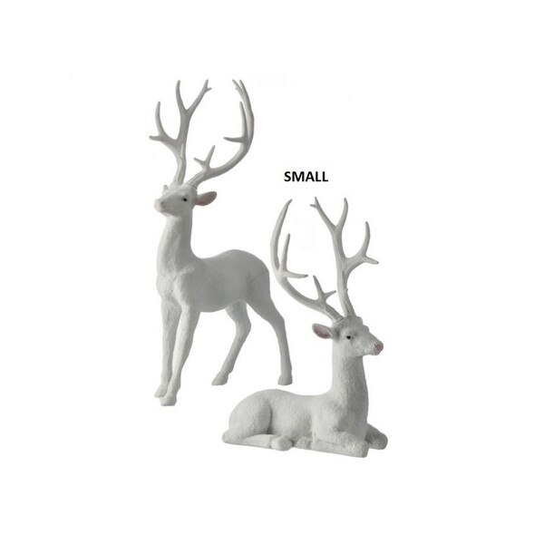 21In Frozen Forest Flock Deer Small