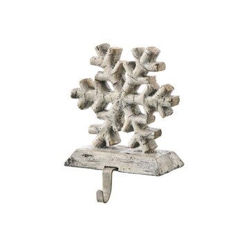 Birch Snowflake Stocking Holder