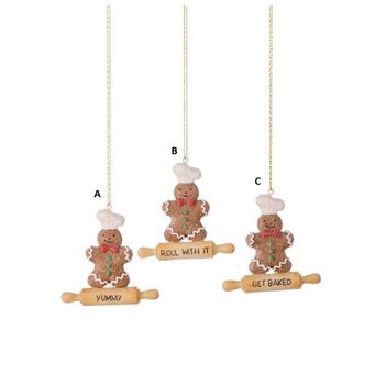 Gingerbread Rolling Pin Ornament