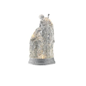 10In Led Holy Family Water Globe