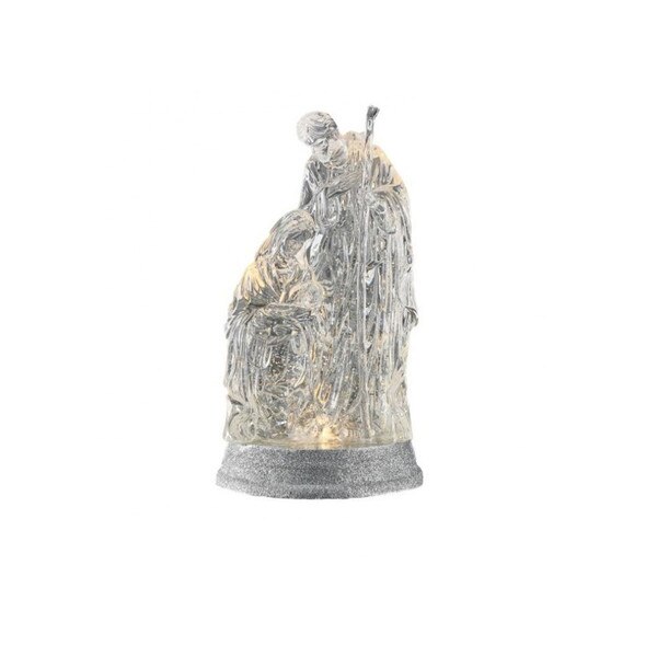 10In Led Holy Family Water Globe