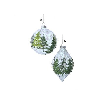 Evergreen Ball Finial Ornament