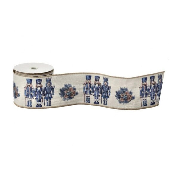 Blue White Toy Soldier Ribbon