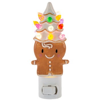 Gingerbread With Tree Night Light
