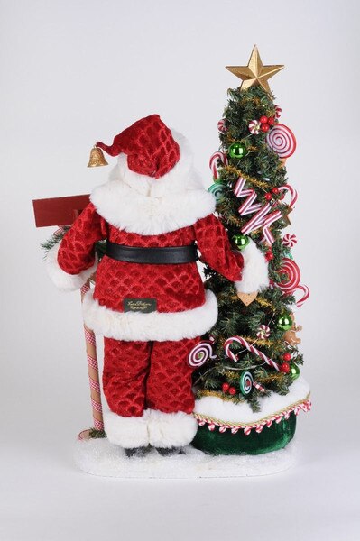 Lighted North Pole Bakery Santa-2