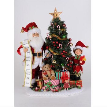 Lighted Christmas Presents Santa-1