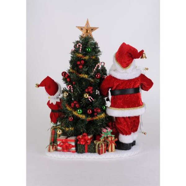 Lighted Christmas Presents Santa-2