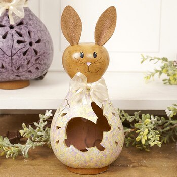 Paige Bunny Gourd Lighted-1