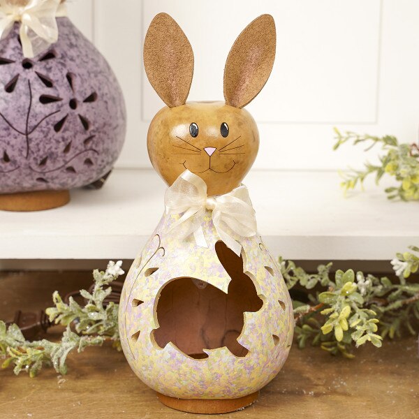 Paige Bunny Gourd Lighted-1
