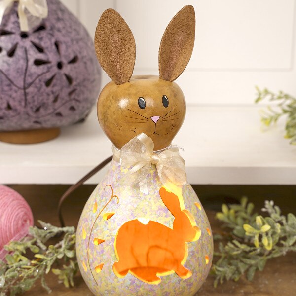 Paige Bunny Gourd Lighted-2