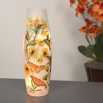 Lighted Sweet Nectar Large Vase