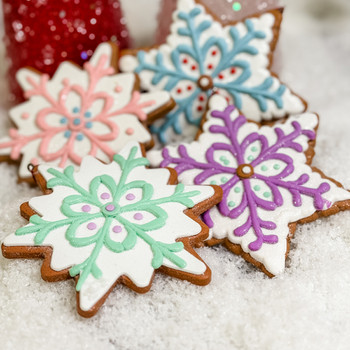 Pastel Star Cookie Ornament