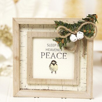 Framed Winter Bird Ornament