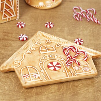 Gingerbread House Plate-1