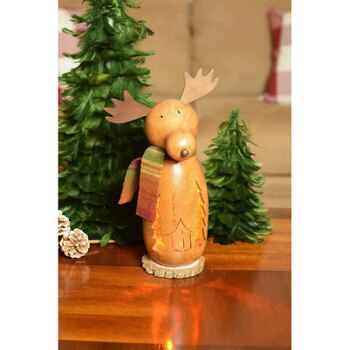 13in Tall Miles Moose Gourd