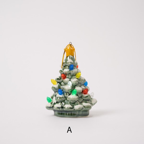 Ceramic Lite Tree Ornament-3