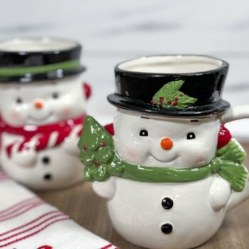 Retro Snowman Mug-1