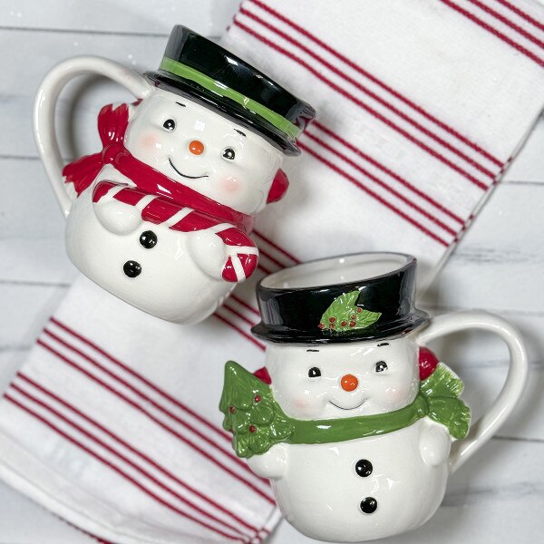 Retro Snowman Mug-2